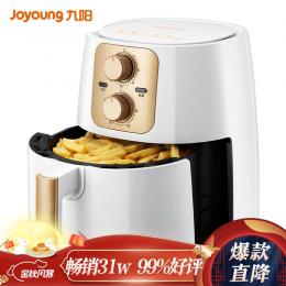  九阳（Joyoung）空气炸锅 家用智能 4.5L大容量 不沾易清洗 准确定时无油煎炸 薯条机 KL-J63A 