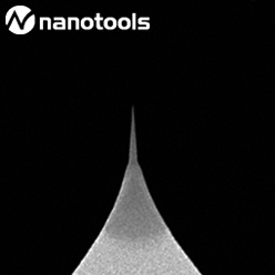 生物探针NT_biotool_v0010,类金刚石针尖矩形悬臂,0.1N/M,镀Au,nanotools