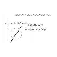 SPI 2×0.1电镜光阑 Zeiss/Leo,Mo/Pt
